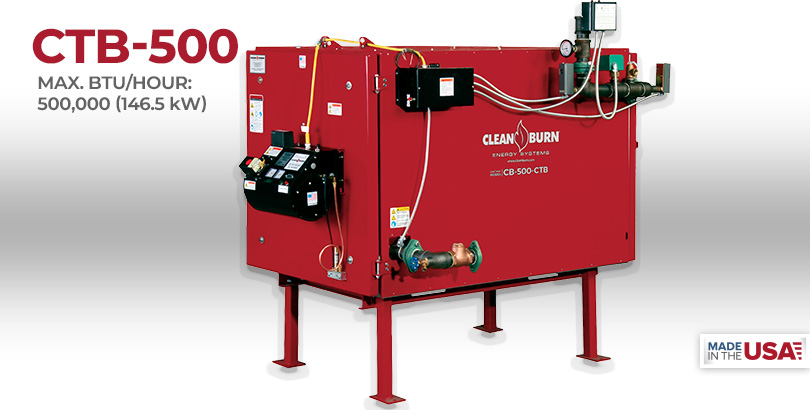 CTB-500, Waste Oil Furnace, Used Oil Furnace, Furnace, Clean Burn, Model CB-200, 500,000 BTU/hr.